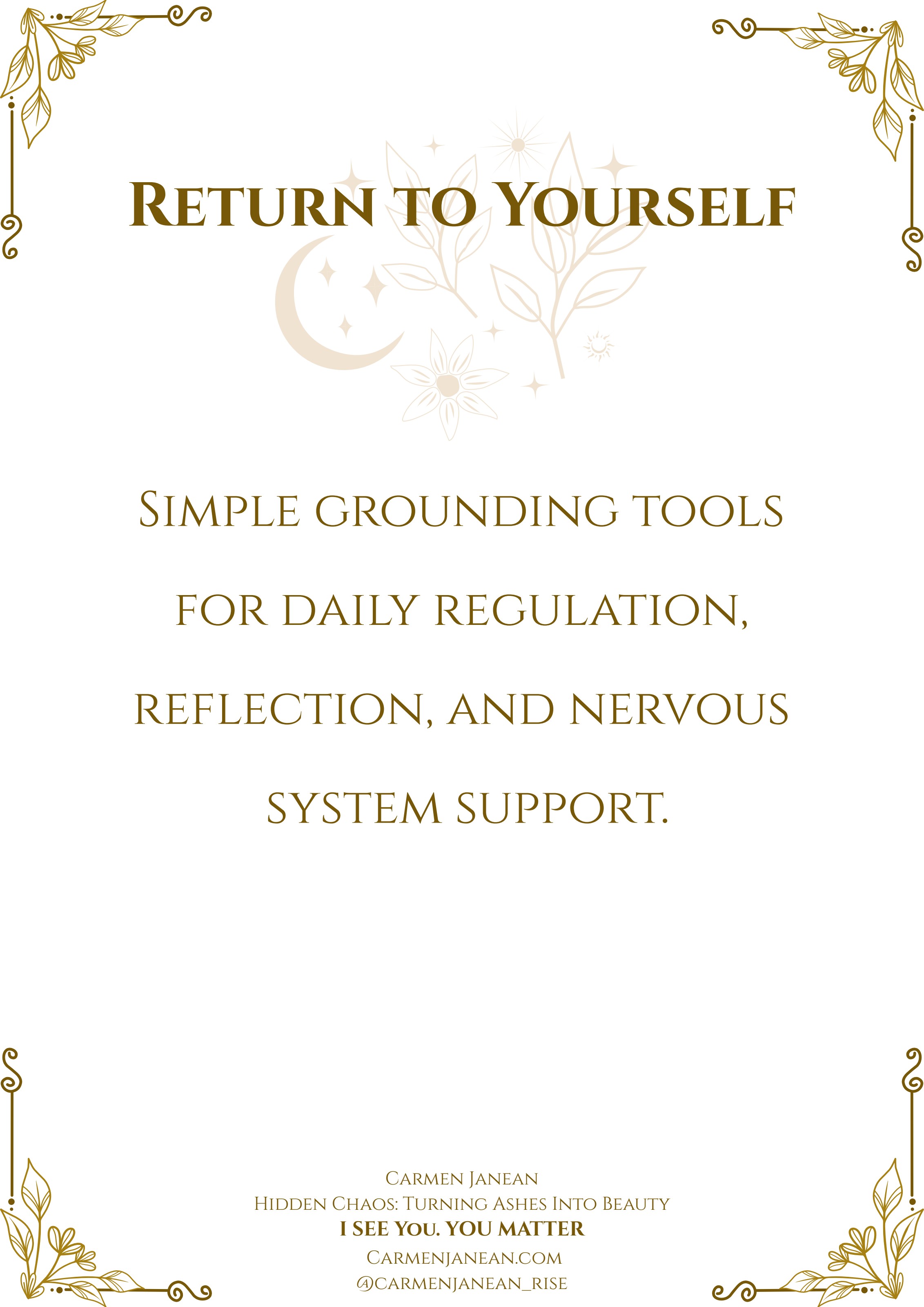 Return to Yourself — cover page